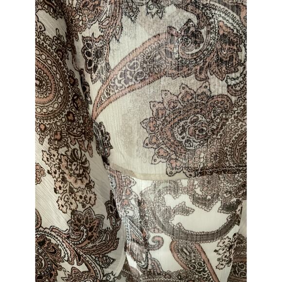 Express XL Paisley Chiffon Blouse - Picture 4 of 4